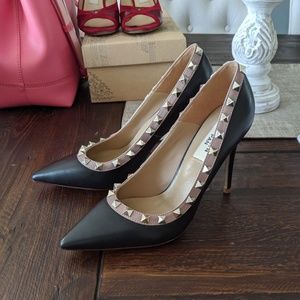 Kaitlyn Pan studded high heels